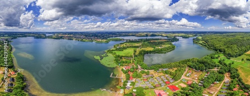 Fototapeta Naklejka Na Ścianę i Meble -  Kaszuby-jezioro Kłodno, jezioro Białe, jezioro Rekowo