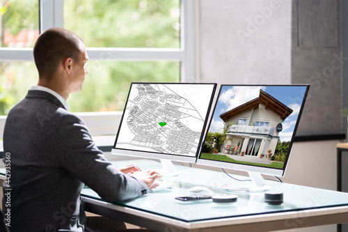 Εκτύπωση καμβά Cadastre Land Valuation Plan
