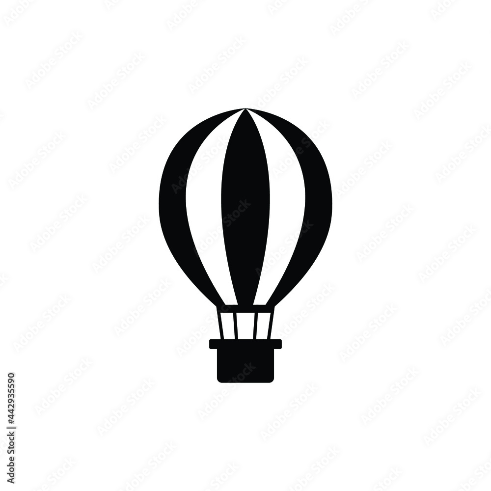Obraz premium air balloon icon vector