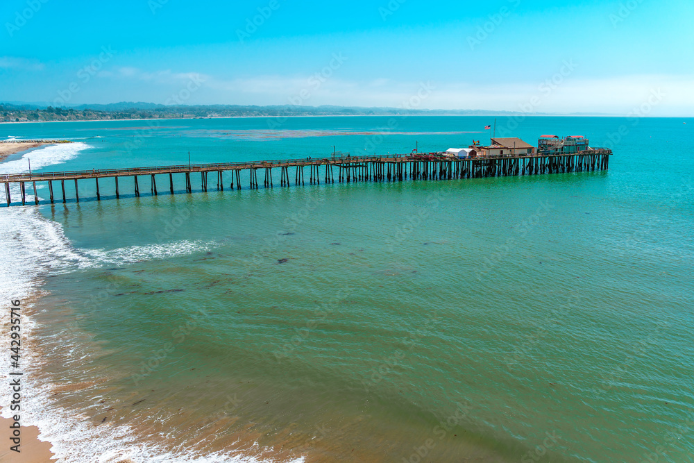 Beautiful view of the pier in Capitola, California