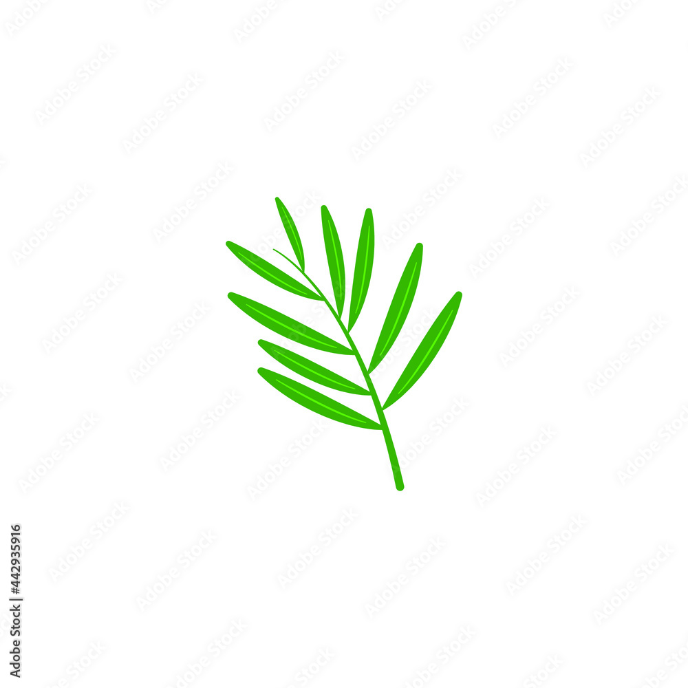 Fototapeta premium leaf branch logo icon design template vector