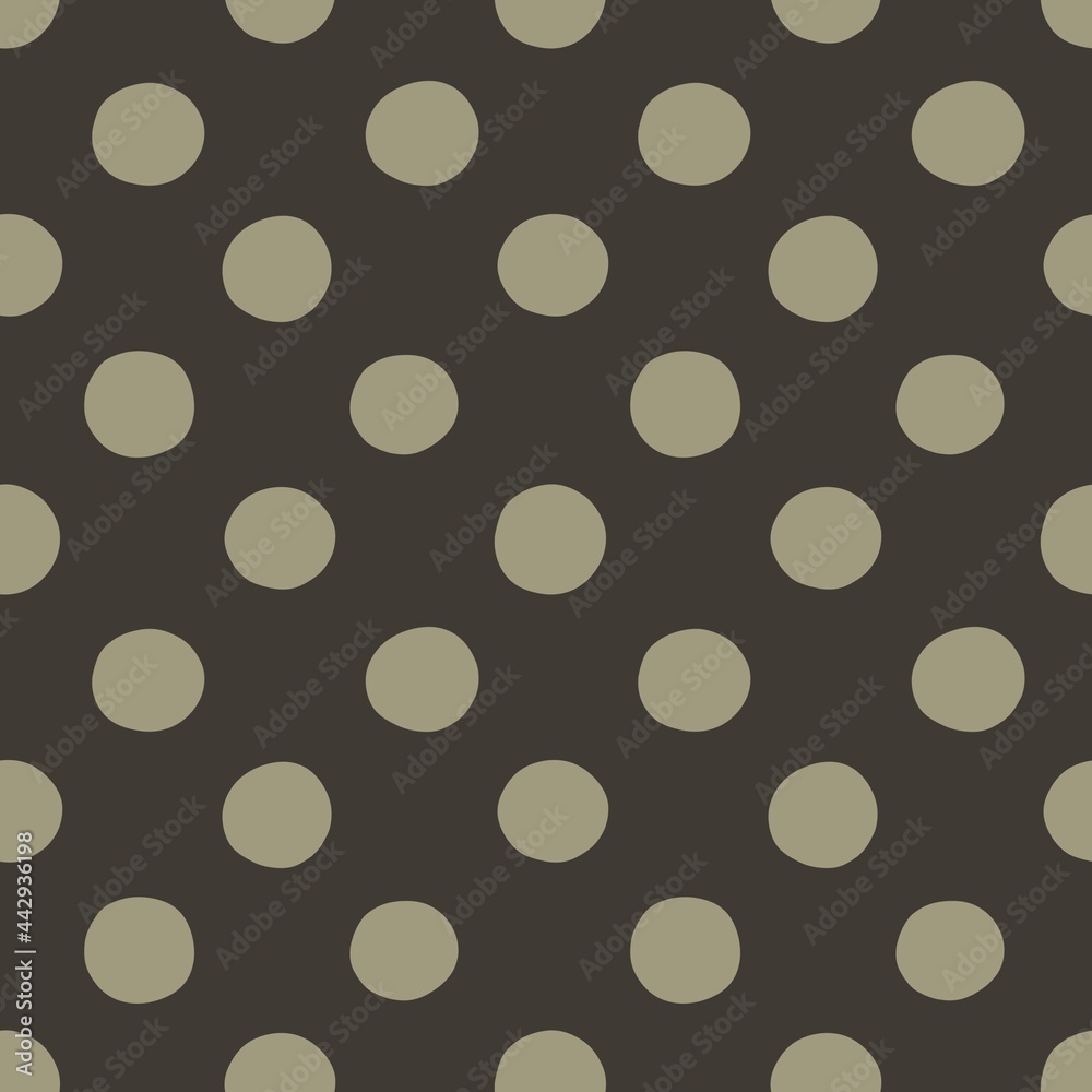 seamless polka pattern