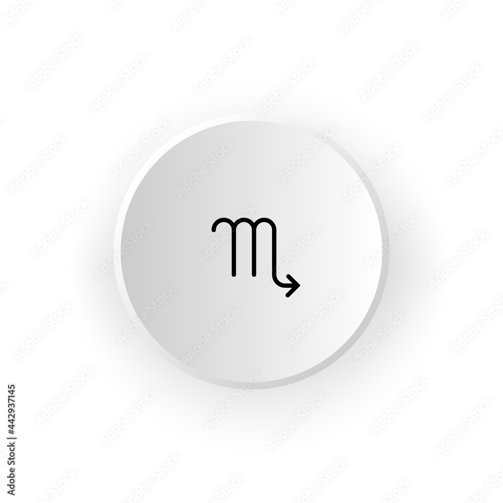 Astrological zodiac Scorpio. 12 zodiac symbol. Astronomy occult symbol with zodiac sign. Astrological zodiac Scorpio. 12 zodiac symbol. Astronomy occult symbol with zodiac sign.