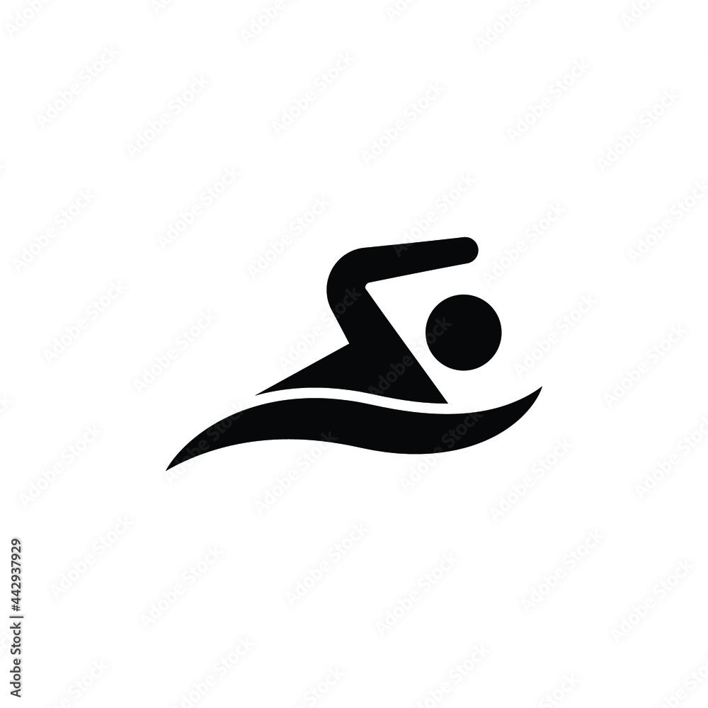 swimming icon design template vector swimming icon design template vector