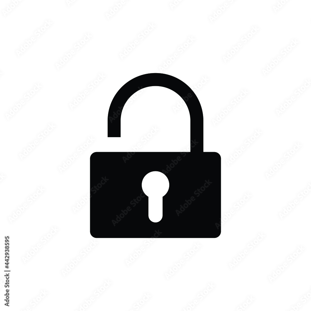 padlock icon design template vector padlock icon design template vector