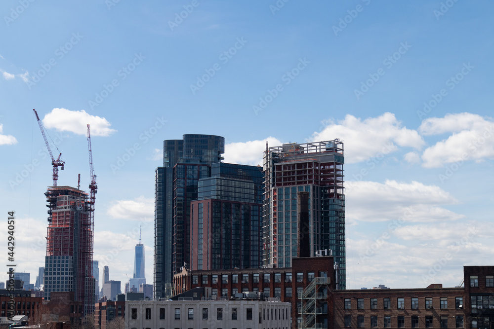 Greenpoint Brooklyn Skyscrapers and Construction in New York City