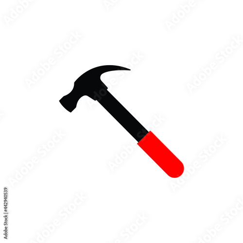 hammer icon design template vector © sidik