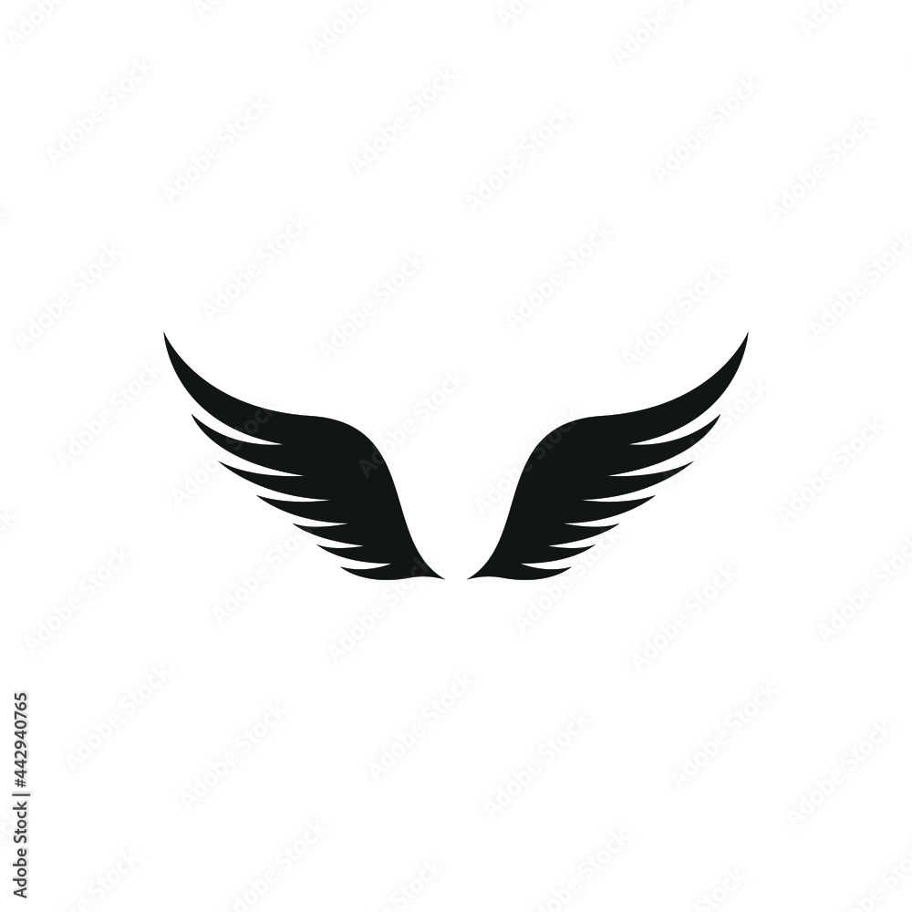Obraz premium wing icon design template vector