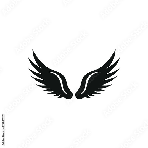 wing icon design template vector