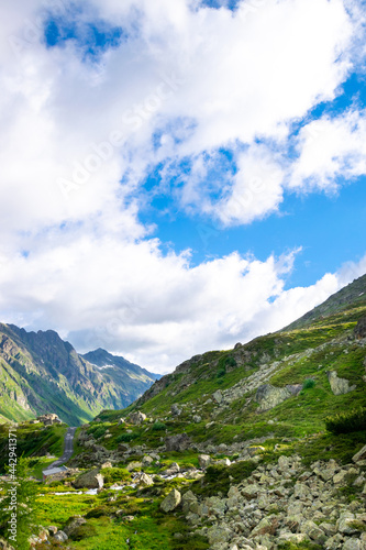 alpin landscape during summer (Montafon, Austria)