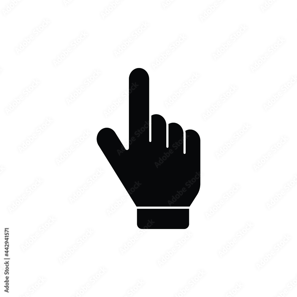 finger icon design template vector finger icon design template vector
