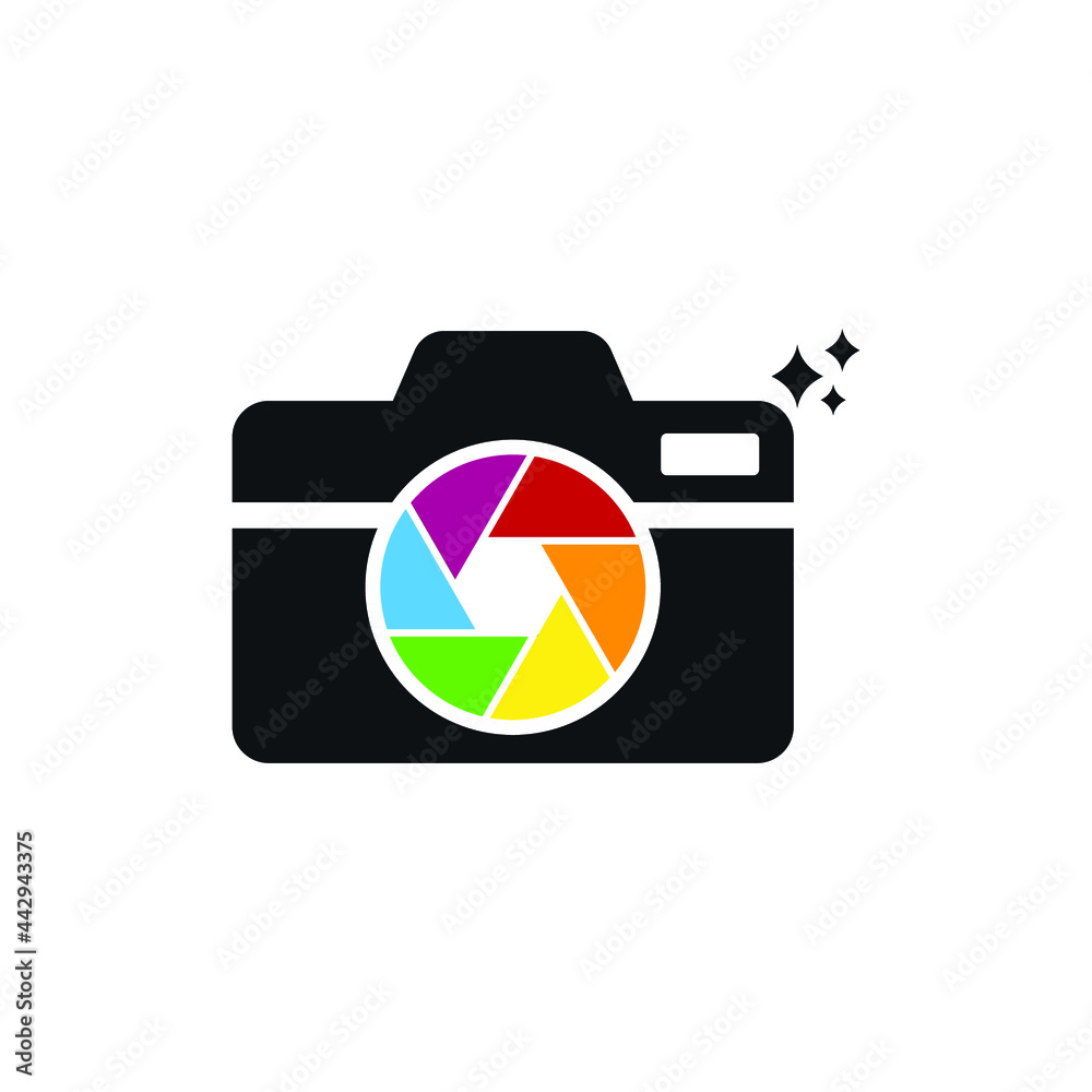 camera photography icon design template vector camera photography icon design template vector