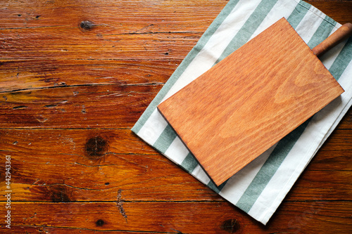 Rustic rectangular kitchen table