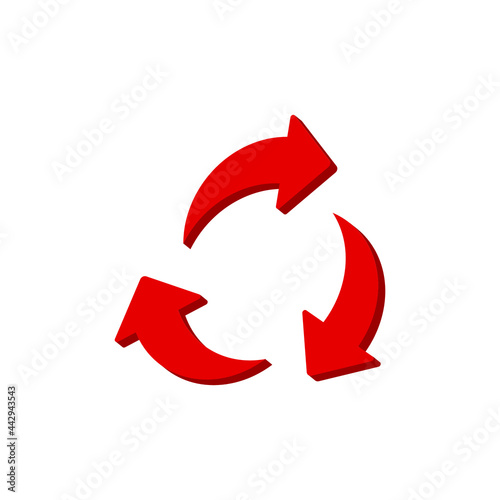 Free Download 3D arrow icon design template vector - GFXLoad