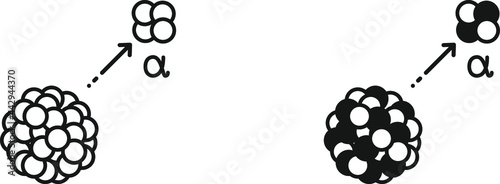 Alpha particles icon