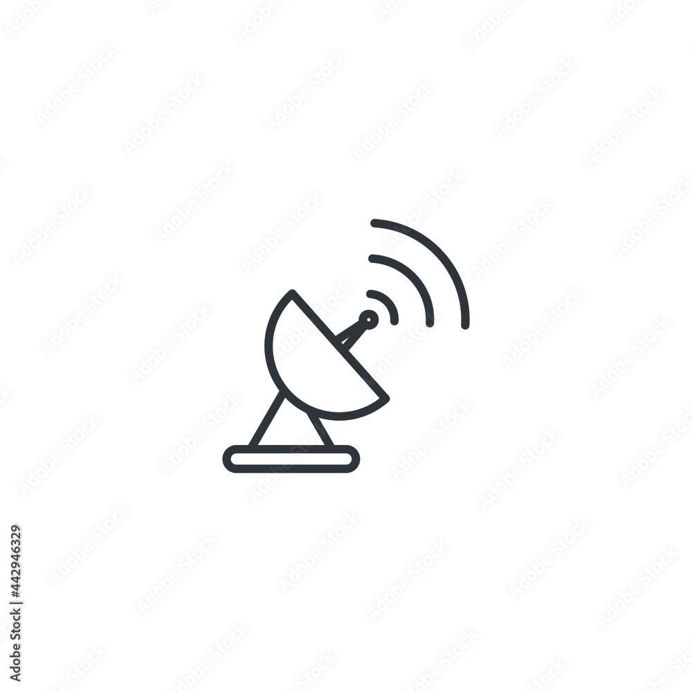 isolated satellite sign icon, vector illustration isolated satellite sign icon, vector illustration