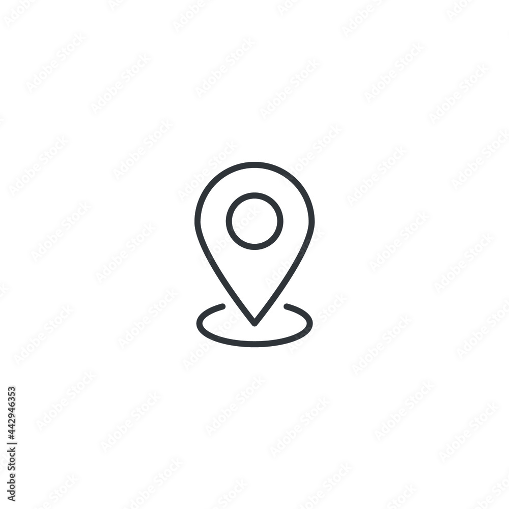 isolated gps sign icon, vector illustration isolated gps sign icon, vector illustration