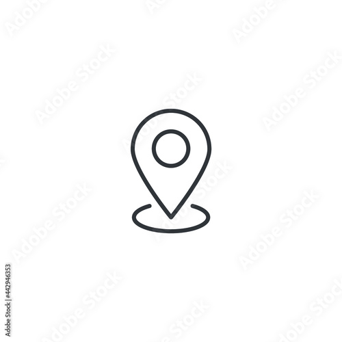 isolated gps sign icon, vector illustration