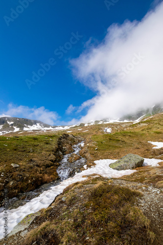 mountain river in the mountains (Vorarlberg, Austria)