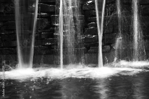 Waterfall in Black and White