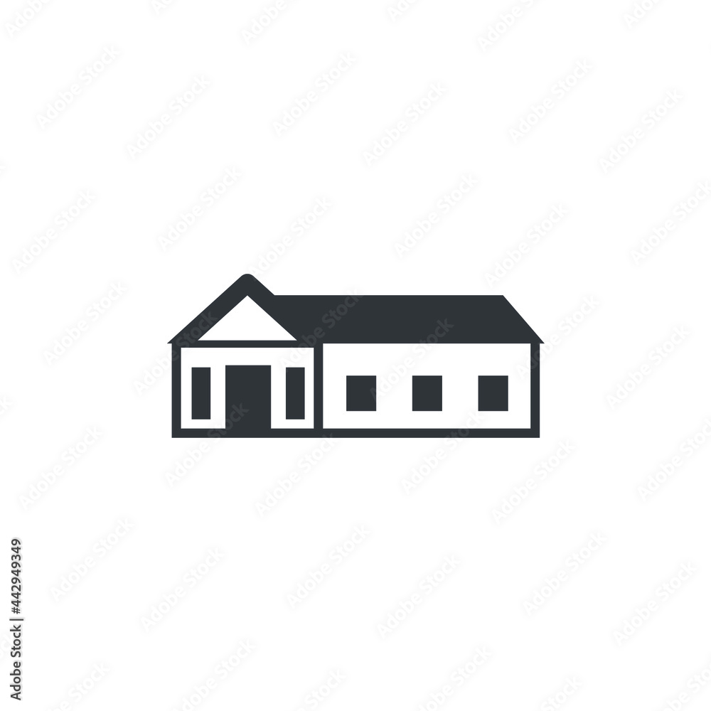 icon, home, symbol, vector, house, sign, illustration, isolated, real, simple, estate, business, residential, web, line, internet, element, construction, shape, button, black, concept, flat, modern, a