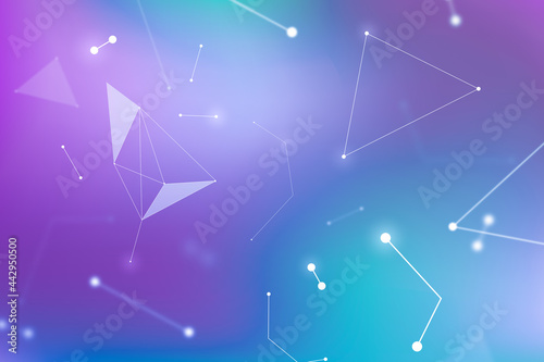 Cloud business technology connection  and DNA & chromosome