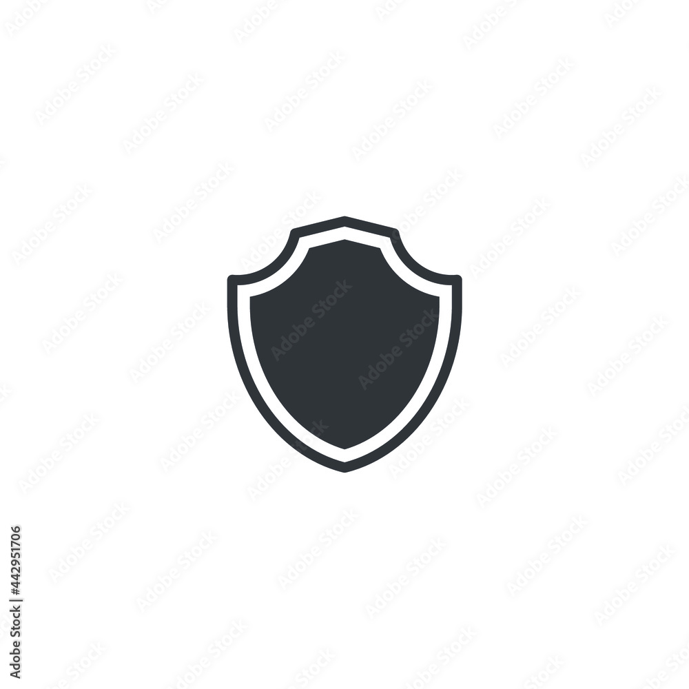 isolated shield sign icon, vector illustration isolated shield sign icon, vector illustration