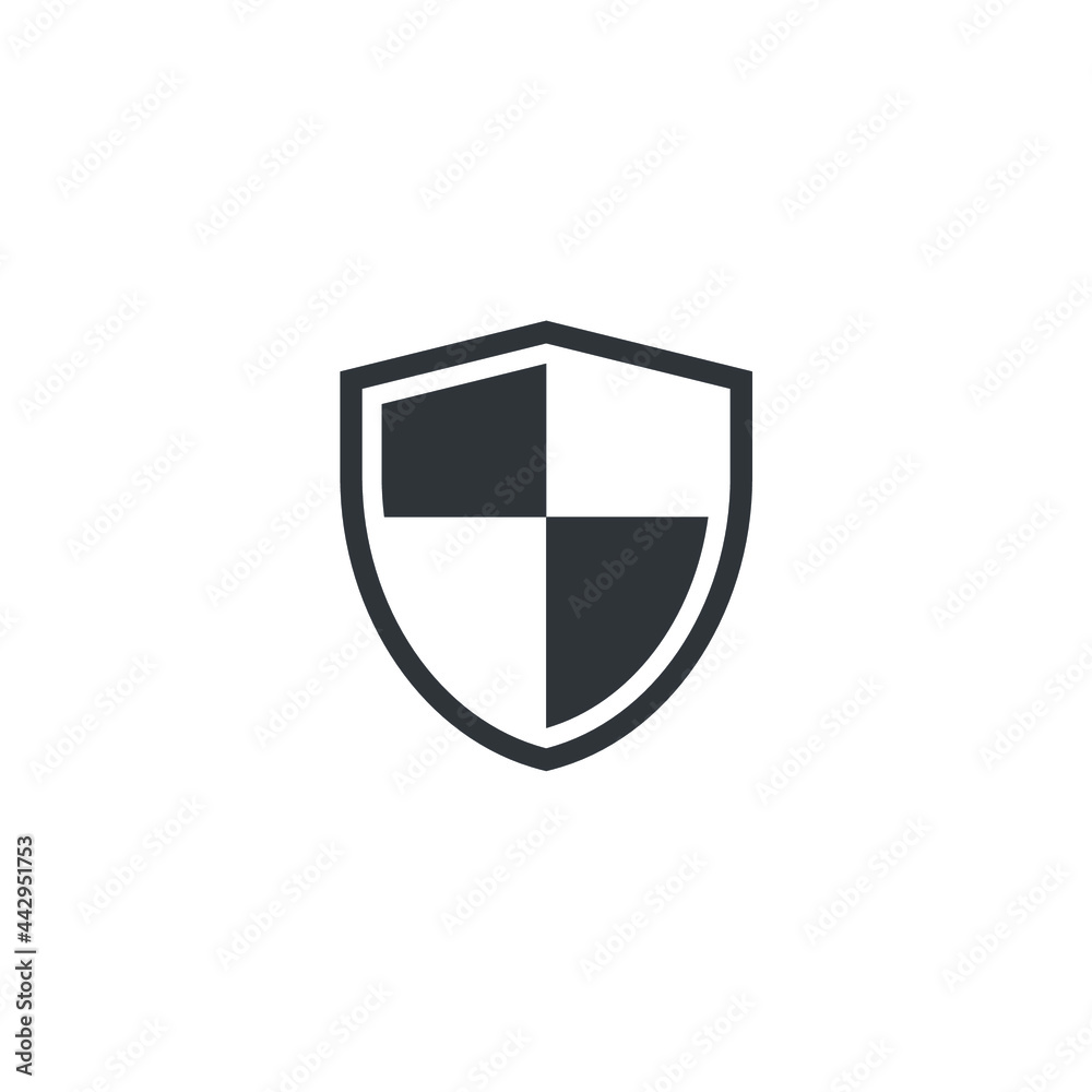 isolated shield sign icon, vector illustration isolated shield sign icon, vector illustration
