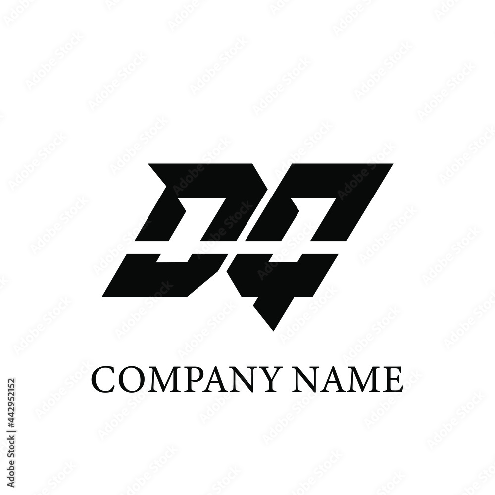 DQ Logo Design Vector Template. DQ Letter Logo Design. DQ Logo Design Vector Template. DQ Letter Logo Design.