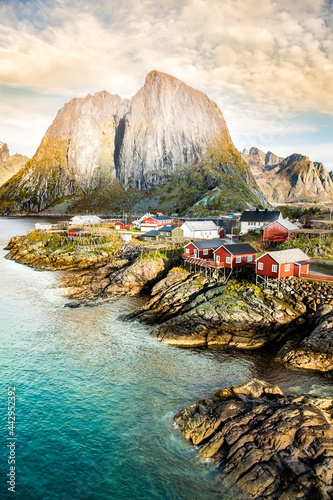 Obraz na plátně fisherman village of lofoten
