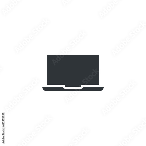 isolated Laptop sign icon, vector illustration