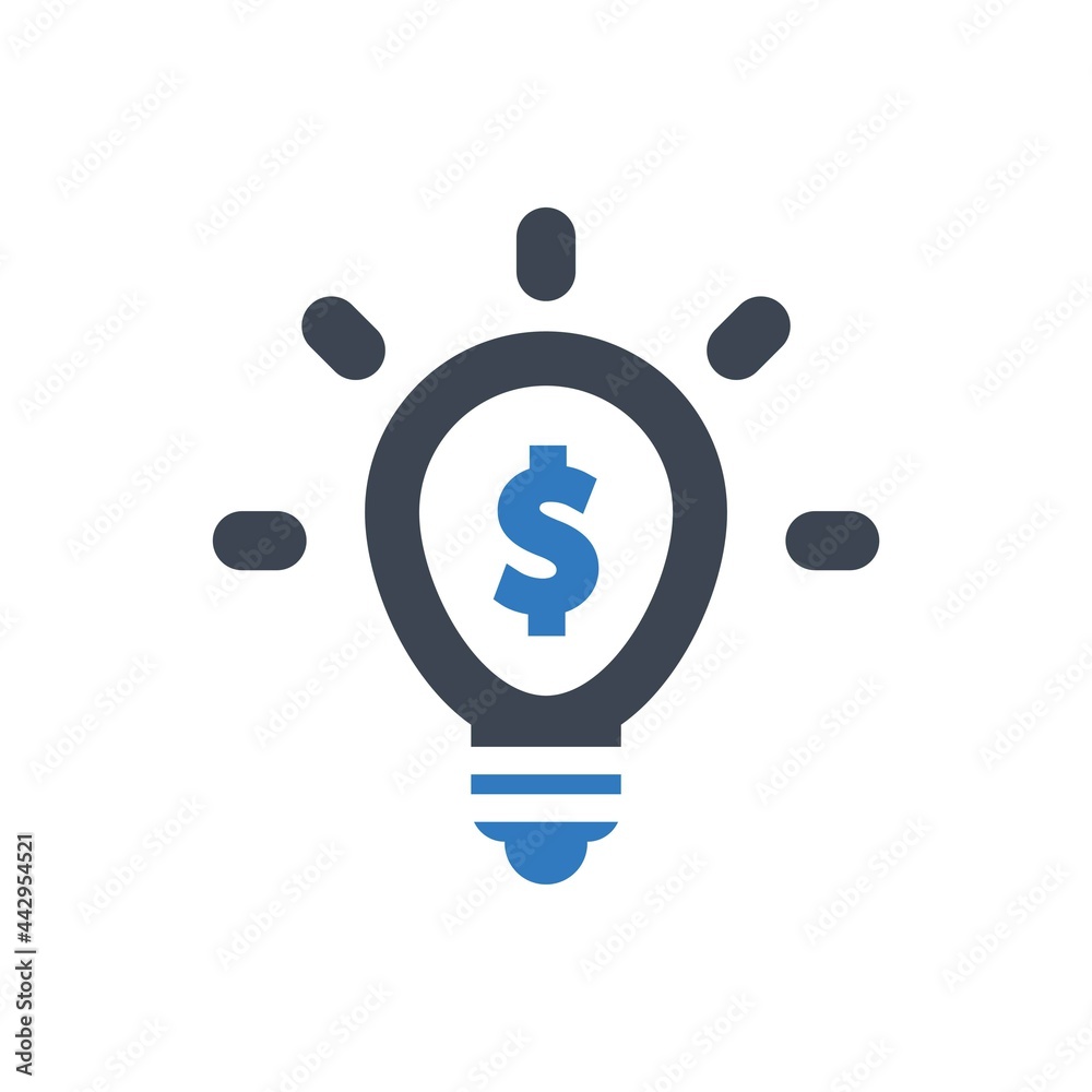Business budget icon Business budget icon
