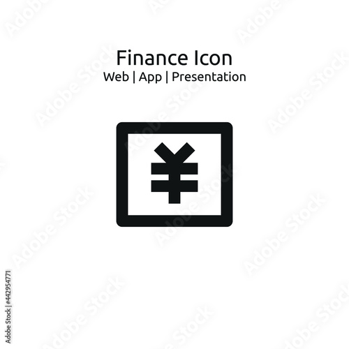 Money Cny Box icon, Business finance Icon for Web,App and Presentation, EPS 10