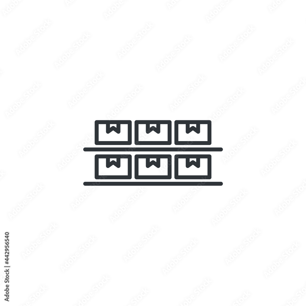 warehouse icon, isolated warehouse sign icon, vector illustration warehouse icon, isolated warehouse sign icon, vector illustration