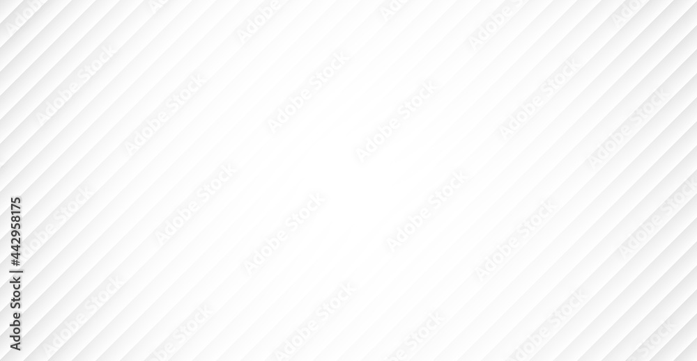 White abstract modern background with diagonal lines. Vector illustration - obrazy, fototapety, plakaty 