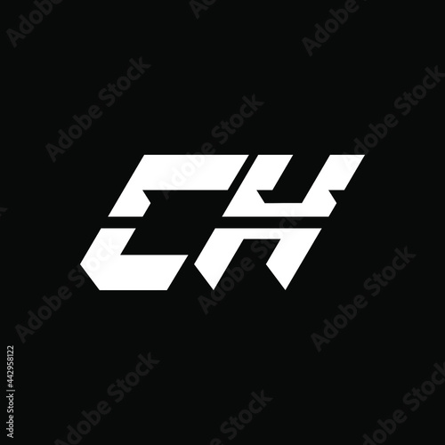 CH Logo Design Vector Template. CH Letter Logo Design.