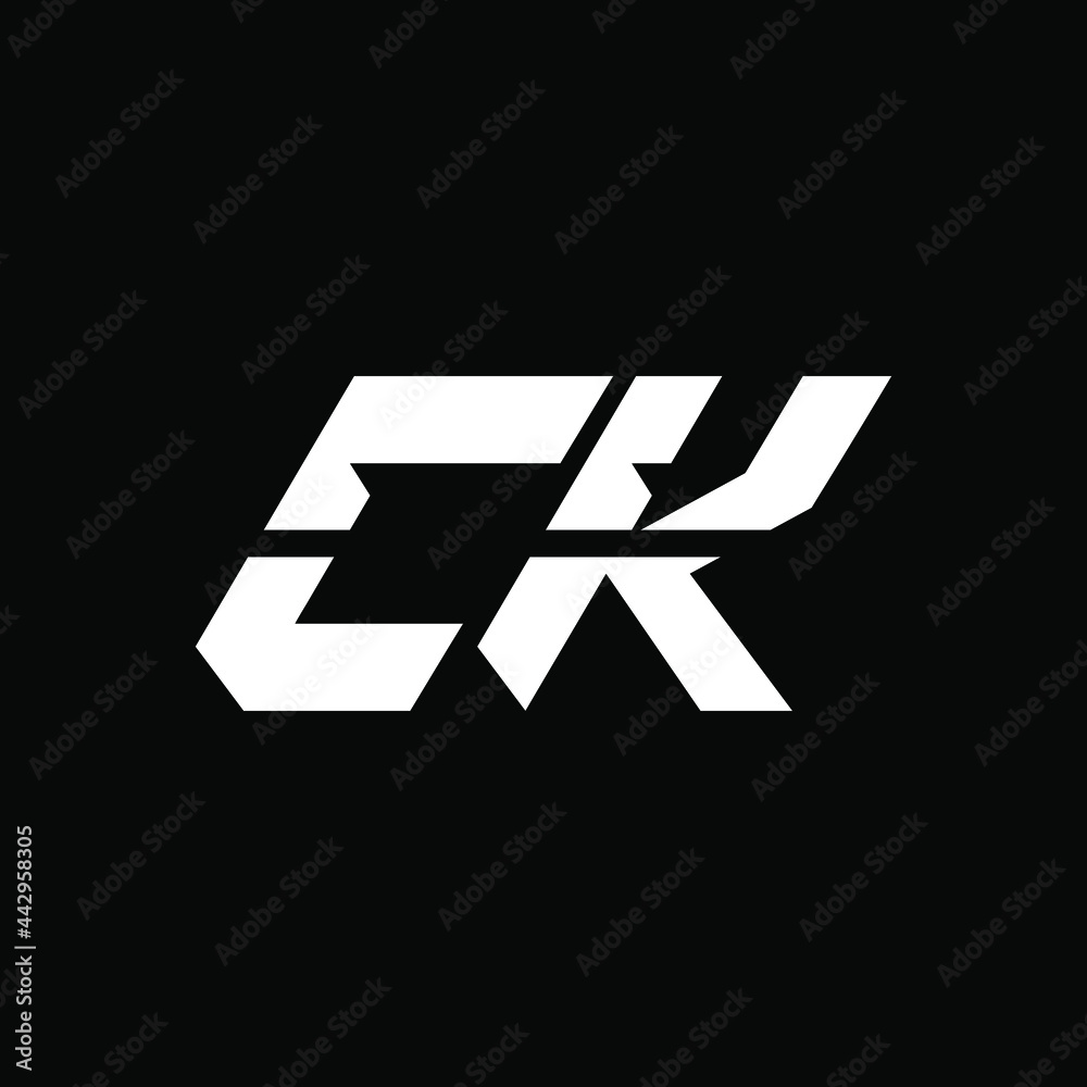 CK Logo Design Vector Template. CK Letter Logo Design.