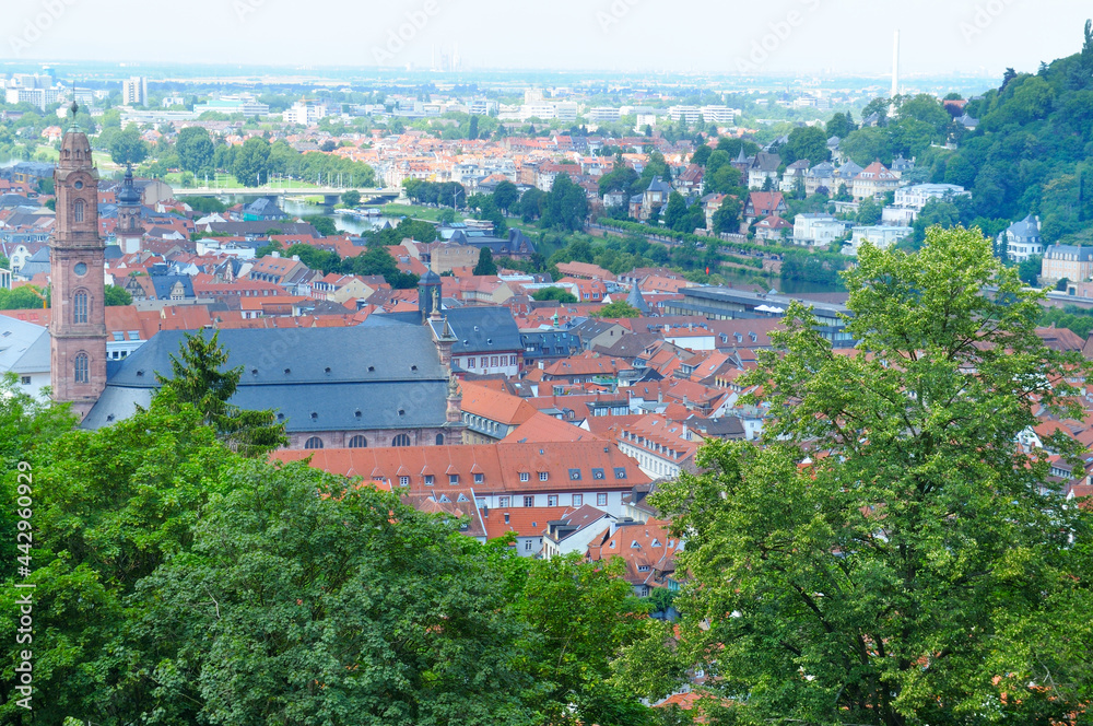 City Carlsberg Germany. top view.