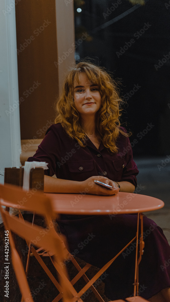 woman in cafe woman in cafe