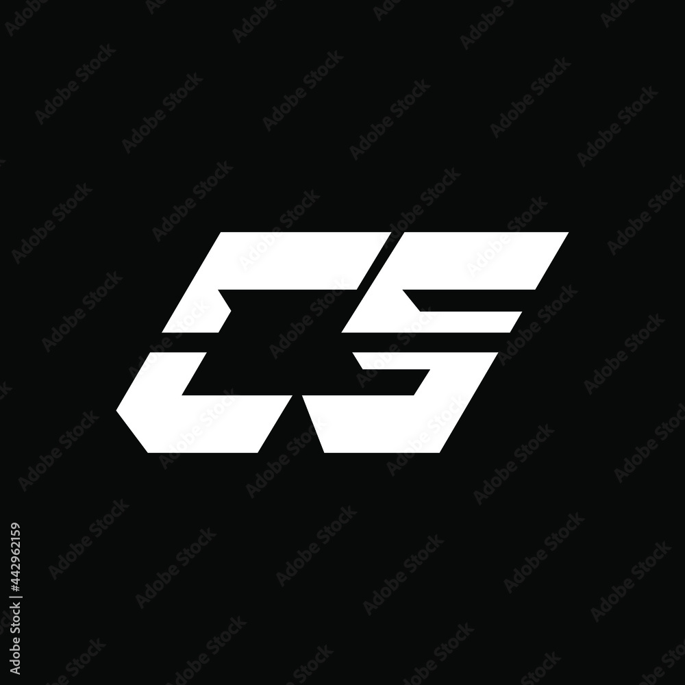 CS Logo Design Vector Template. CS Letter Logo Design CS Logo Design Vector Template. CS Letter Logo Design