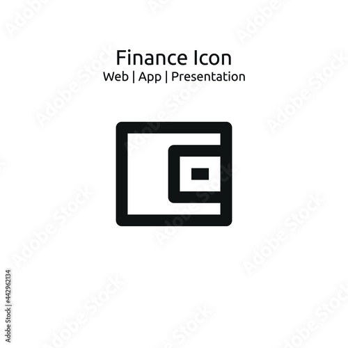 Wallet icon, Business finance Icon for Web,App and Presentation, EPS 10