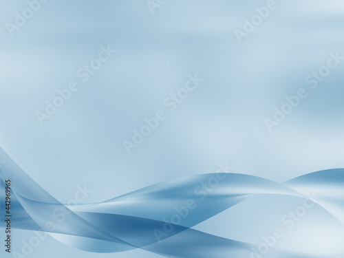 Abstract pastel blue background with wavy lines