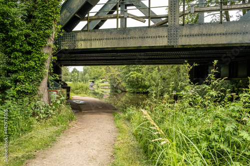 Bridge over the river Wey, Godalming Canal photo