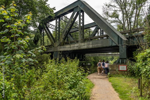 Bridge over the river Wey, Godalming Canal photo