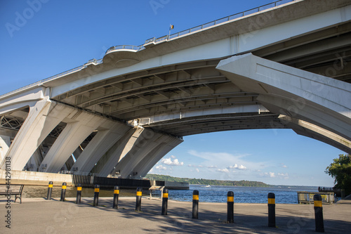 Side View of Woodrow Wilson Memorial Bridge - Jones Point Park, Alexandria, VA photo