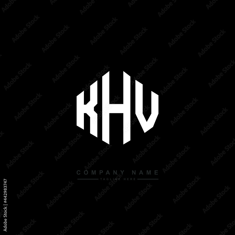 KHV letter logo design with polygon shape. KHV polygon logo monogram. KHV cube logo design. KHV hexagon vector logo template white and black colors. KHV monogram, KHV business and real estate logo. KHV letter logo design with polygon shape. KHV polygon logo monogram. KHV cube logo design. KHV hexagon vector logo template white and black colors. KHV monogram, KHV business and real estate logo.