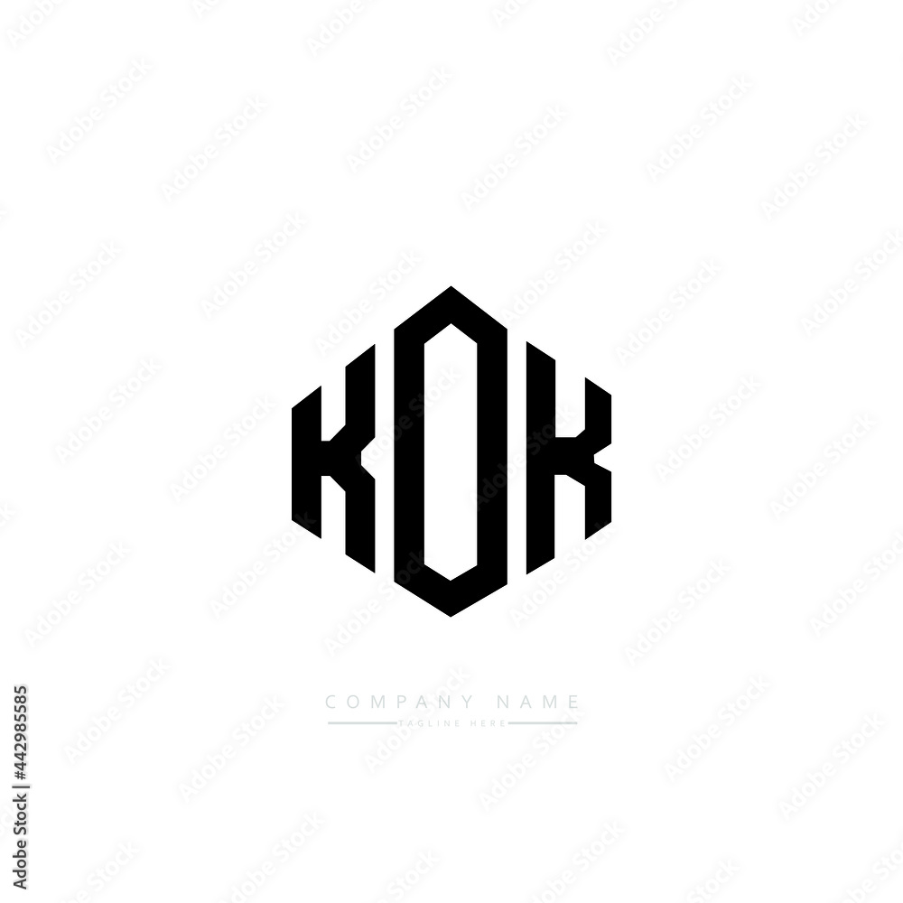 KOK Letter Logo Design With Polygon Shape KOK Polygon Logo Monogram kok-masih-mengucapkan-selamat-natal-padahal