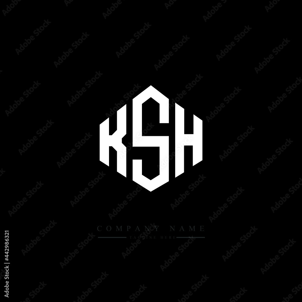 KSH letter logo design with polygon shape. KSH polygon logo monogram. KSH cube logo design. KSH hexagon vector logo template white and black colors. KSH monogram, KSH business and real estate logo. KSH letter logo design with polygon shape. KSH polygon logo monogram. KSH cube logo design. KSH hexagon vector logo template white and black colors. KSH monogram, KSH business and real estate logo.