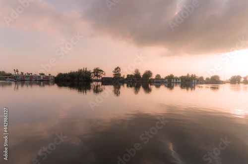 The Vecht river on a summer evening