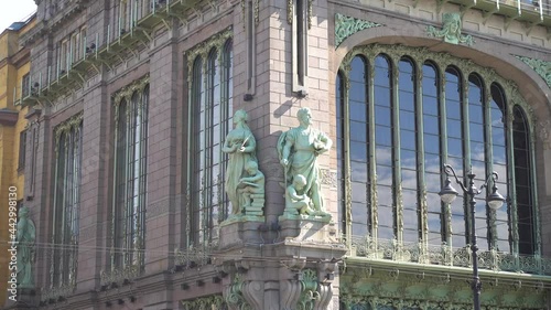 Shop of Merchants Eliseevs on Nevsky Prospect. Russia, Saint Petersburg June 2021 photo